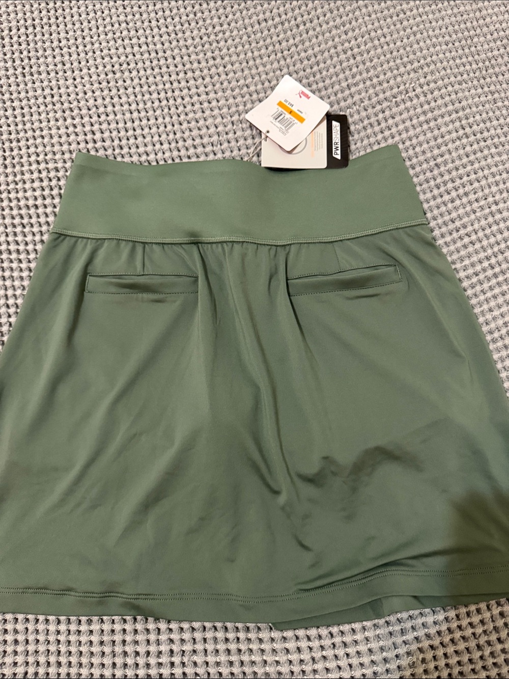 NWT Puma Olive Green Athletic PWRSHAPE Skort with pockets - Picture 4 of 6